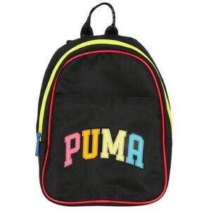 PUMA Black and Yellow Backpack with Compact Design